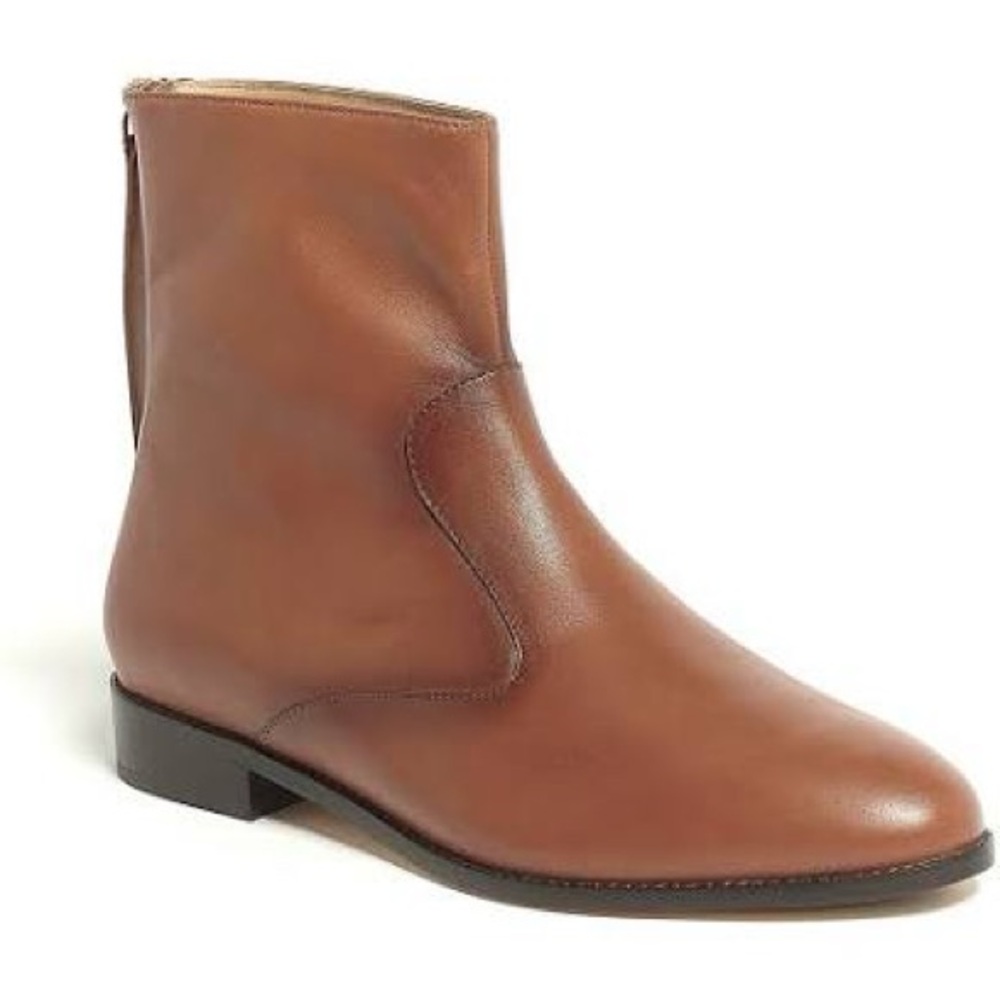 her by ANTHONY VEER Martha Boot Size 8 Cognac